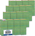 Shop Towels-800 Pack, Multi-Functional Shop Rags, 12 x 16 in Microfiber Cleaning Cloth, Highly Absorbent Cleaning Rags, Cleaning Towels for Car Kitchen Home Office