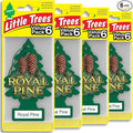 Car Air Freshener | Hanging Tree Provides Long Lasting Scent for Auto and Home | Royal Pine, 24 Air Fresheners