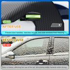Windshield Snow Cover, Car Windshield Cover for Ice and Snow, Automotive Large Magnetic Windshield Frost Cover with Side Window and Mirror Protector in Winter, Suitable for Most Vehicle,Sedan,SUV