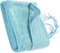 Microfiber Towels for Cars, 63" x 29.5" Car Drying Towel, Blue Reusable Car Towel, Quick Drying Car Microfiber Cleaning Cloth for RVs, SUVs, Trucks