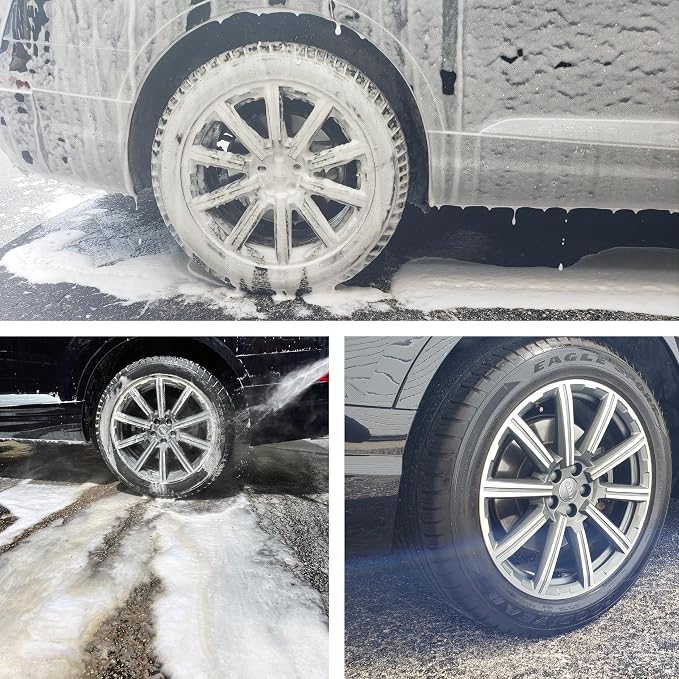 Foam Cannon Ready to Use - Touchless One Step Car Wash Shampoo (1 Gallon, 128 oz) – No Mixing Ratio Required - Commercial Grade – Great for Cars, Trucks, Motorcycles, Other - (1)