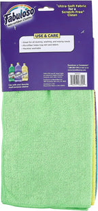 Microfiber Cleaning Cloths for Home & Car, Lint-Free Scratch-Free Rags for Glass, Kitchen & Wood, Reusable Machine Washable, Absorbent for Dusting & Wiping, Rainbow, 13 x 13 in, 8 Count