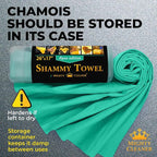 Premium Shammy Cloth for Car Drying - Super Absorbent Reusable Chamois Towel - Scratch-Free - 26'x17'