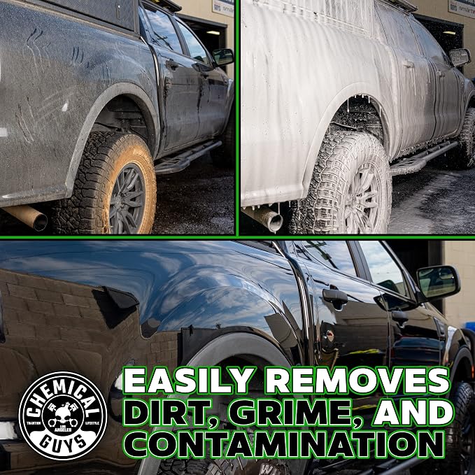 CWS_110_16 Honeydew Snow Foam Car Wash Soap (Works with Foam Cannons, Foam Guns or Bucket Washes) Safe for Cars, Trucks, Motorcycles, RVs & More, 16 fl oz, Honeydew Scent