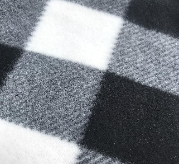 Trillium Worldwide Car Cozy 2 12-Volt Heated Mini Travel Pad, Black & White Plaid, (TWI-3201B)