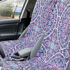 Car Seat Towel Covers with Storage Bag, 63 x 32 Inch Universal Non Slip Waterproof Sweat Protector for Car Truck, Gym Swimming Running, Machine Washable(2 Pack,Retro Kaleidoscope)
