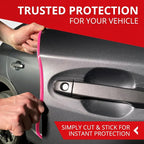 Car Door Edge Protector – Universal DIY Edge Trim to Prevent Scratches & Dings – Flexible Adhesive Molding Trim for Cars, Trucks & SUVs (10 Ft - Pink)