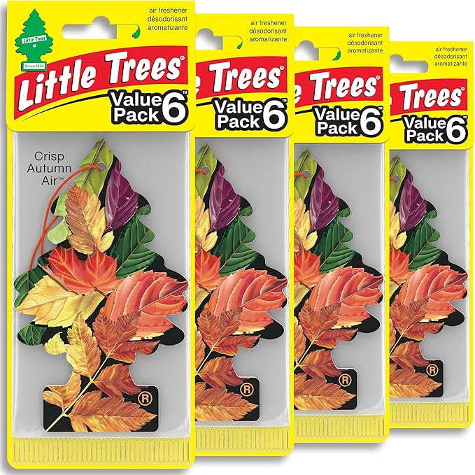 Car Air Freshener | Hanging Tree Provides Long Lasting Scent for Auto and Home | Crisp Autumn Air, 24 Air Fresheners