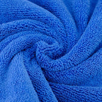 Premium Microfiber Cleaning Towel,16x16 in 36 Pack (Blue,Gray,Yellow)