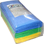 Premium Microfiber Cleaning Towel,16x16 in 36 Pack (Blue,Green,Yellow)