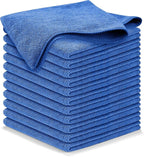 Premium 300GSM Microfiber Cleaning Cloth - 12.5"x12.5" High Performance - 1200 Washes, Ultra Absorbent Microfiber Towels for Cars Undercarriage, Rims & Engine Bay Cleaning - Microfiber Cloth