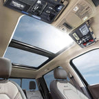 WYNEX Car Sun Visor Organizer with Double-Sided Folding MOLLE Panel, Auto Sun Visor Storage for Essentials & Tactical Gear, Compatible with Cars, Pickup, Trucks, Vans, SUVs