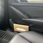 Car Tissue Holder, Sun Visor Tissue Holder, Car Visor Napkin Holder, PU Leather Backseat Tissue Case for Car/Truck (Beige)
