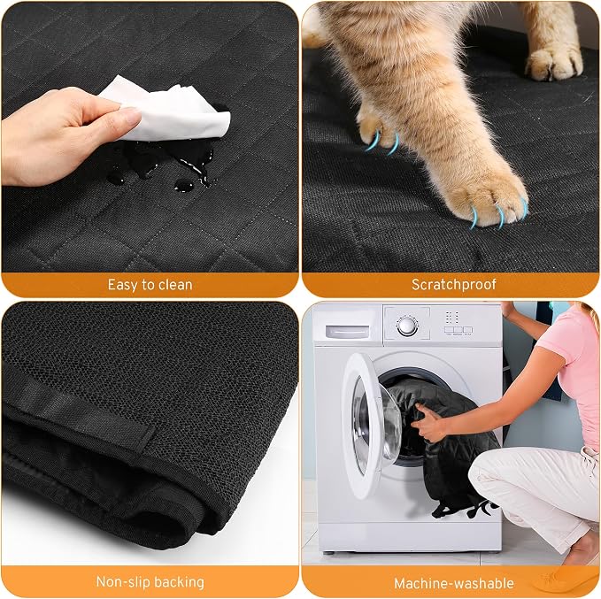 Dog Car Seat Cover for Back Seat Compatible with BMW X3 X5 X1 X2 X4 3 5 4 Series 328i 320i 330i 528i 540i Accessories 2000-2026, Waterproof Non-Slip Pet Bench Backseat Covers