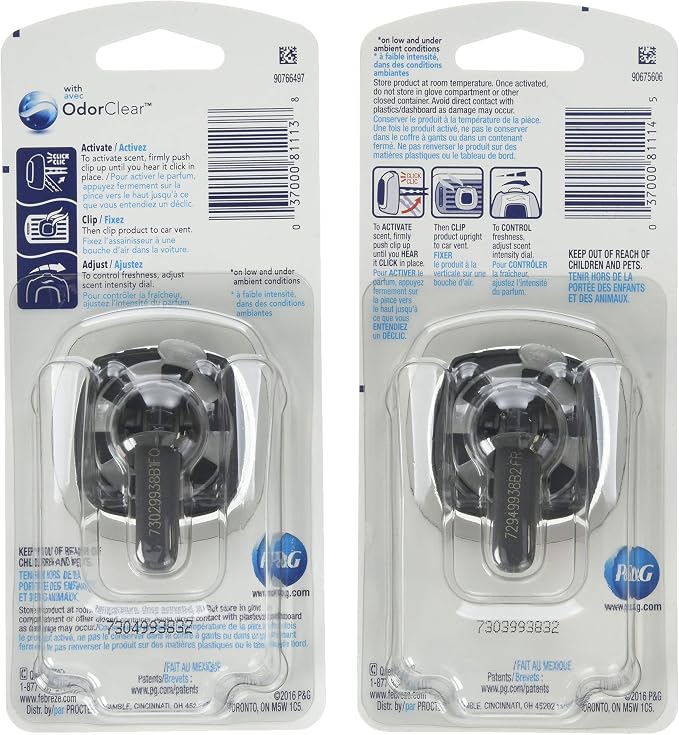 Car Vent Clip Air Freshener, Hawaiian Aloha 4 Pack