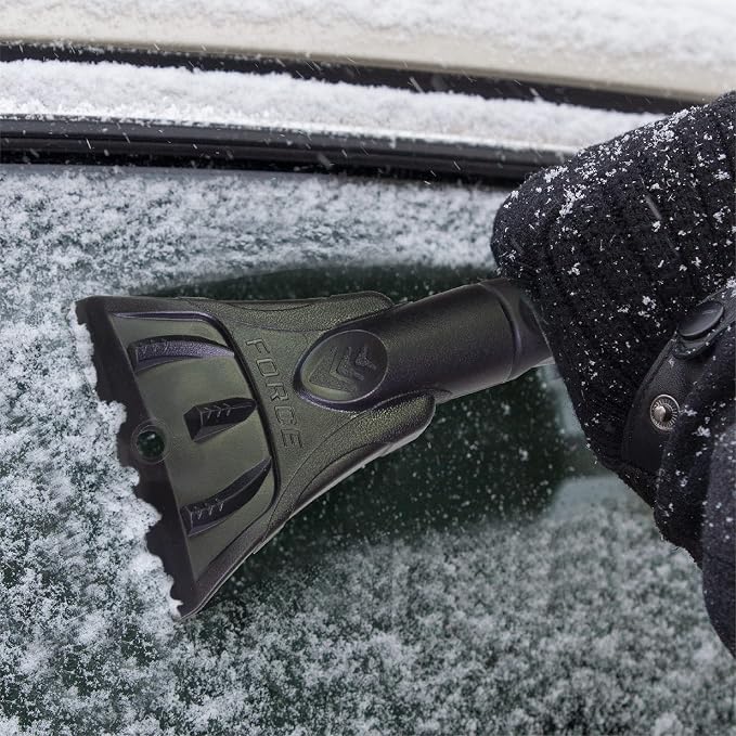Force 17” 518RFB Snowbrush with Ice Scraper for Car, Single