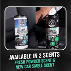 Total Interior New Car Smell Cleaner & Protectant Wipes – All-in-One Interior Cleaning Wipes for Dashboards, Vinyl, Leather, Fabric & Glass – Cleans & Protects, New Car Scent, 30 Ct