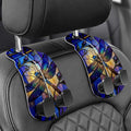 Purse Holder for Car, 2 Pack Heavy Duty Purse Hanger for Car, PU Leather Car Seat Hooks for Purses and Bags, Cute Dragonfly Headrest Organizer for Handbags & Backpacks