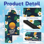 2 Pack Car Seat Towel Covers, Sweat-Proof Microfiber Seat Protectors for Gym, Running, Beach & Workout, Breathable Quick-Dry, Machine Washable, Tropical Toucan Print, Universal Fit