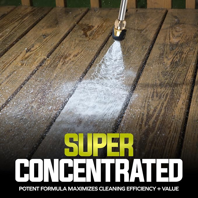 3-Pack Pressure Washer Concentrate, Multi-Scent, 1 Gal Each – House & Deck Wash, Snow Foam Auto Wash, All-Purpose Cleaner – For Home, Garage, Driveway, Outdoor, SPX-ASST3Q