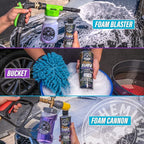 HydroSuds Ceramic Shine High Foaming Car Wash Soap - Foam Cannon Soap, Works with Foam Guns or Bucket Washes Safe for Cars, Trucks, Motorcycles, RVs, & More, Berry Scent - 64 fl oz