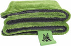 XL Car Drying Towel for Trucks – 1200 GSM Twisted Loop Microfiber, 24" x 45" Edgeless, Scratch-Free