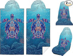 2 Pack Car Seat Towel Covers, Sweat-Proof Microfiber Seat Protectors for Gym, Running, Beach & Workout, Breathable Quick-Dry, Machine Washable, Underwater Sea Turtle Print, Universal Fit