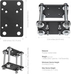Mounts RoadVise Forklift Front Guard Phone Mount | Holds Phones 4" Wide | Fits Forklift Pillars and Front Guards | Adjustable 3.75" Shaft | Phone Holder fits iPhone, Samsung, and More