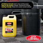 Ultra Wash & Wax Car Shampoo, 169 fl oz (1.3 Gallon) pH Neutral Soap Cleans, Shines & Protects Paint for Bucket Wash with Wash Mitt