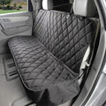 Back Seat Pet Cover for Dogs w/o Hammock – 54" Wide, Waterproof Car Seat Cover, Non-Slip, Heavy-Duty – Fits Cars, SUVs, Small Trucks – 2 Seat Belt & Latch Access – Back Seat Protector (Black)