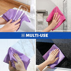 Microfiber Waffle Weave Cleaning Cloth,Highly Absorbent Kitchen Towels,Quick Drying Lint Free Dish Towels for Kitchen,6 Pack, Mixed Color, 15.7×15.7inch