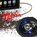 BP8K 8 Gauge Car Amplifier Installation Wiring Kit - A Car Amp Wire Kit Helps You Make Connections and Brings Power to Your Radio, Subwoofers and Speakers