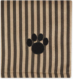 Pet Grooming Towel Collection Absorbent Microfiber X-Large, 41x23.5", Striped Brown