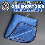 Professional Grade Premium Microfiber Towels for Cars,Blue,16" x 16",Ultra-Soft and Scratch-Free Car Detailing Cloths for Trucks,Motorcycles,and More,(Pack of 6)