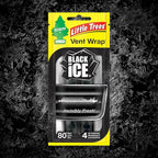 Car Air Freshener | Vent Wrap Provides Long Lasting Scent, Invisibly Fresh | 16 Air Fresheners | Black Ice