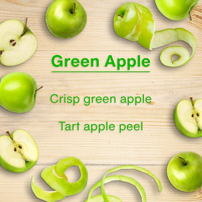 Car Air Freshener | Hanging Tree Provides Long Lasting Scent for Auto and Home | Green Apple, 24 Air Fresheners