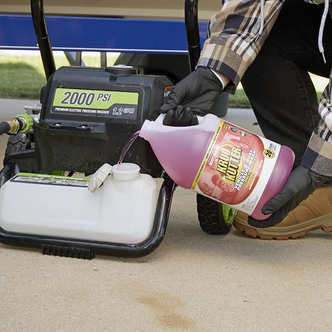 Krud Kutter Vehicle & Boat Pressure Washer Concentrate & Manual Use Cleaner | Powerful Foaming Action Lifts Away Tar, Dirt and Grime | Safe for Use on Cars, Trucks, Boats RV's & More | 1 Gallon