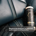 Blackline Car Leather Cleaner and Conditioner Care Kit - 2 (16 Fl Oz) Bottles - Effectively Cleans and Conditions Leather Car Interiors, Shoes, Boots, Bags, Furniture, Apparel and More