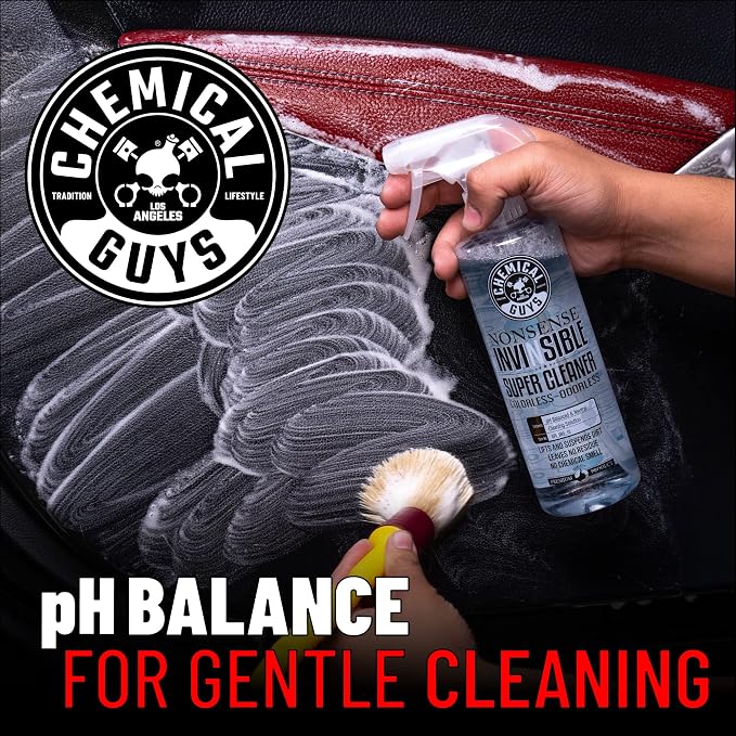 Nonsense Colorless & Odorless All Surface Cleaner - Interior Cleaner, Safe for Vinyl, Rubber, Plastic, Carpet, and Upholstery, pH Balanced, Residue-Free, Unscented, 16 Fl Oz, Pack of 2
