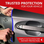 Car Door Edge Protector – Universal DIY Edge Trim to Prevent Scratches & Dings – Flexible Adhesive Molding Trim for Cars, Trucks & SUVs (10 Ft - Blue)