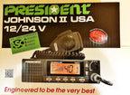 President Johnson II USA CB Radio 12/24V