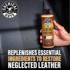 Leather Cleaner and Conditioner Kit - Car Cleaner and Conditioner, Safely Cleans & Conditions Leather Car Interiors, Furniture, Shoes, Boots, Bags, Apparel & More, 2 Bottles (16 oz Each)