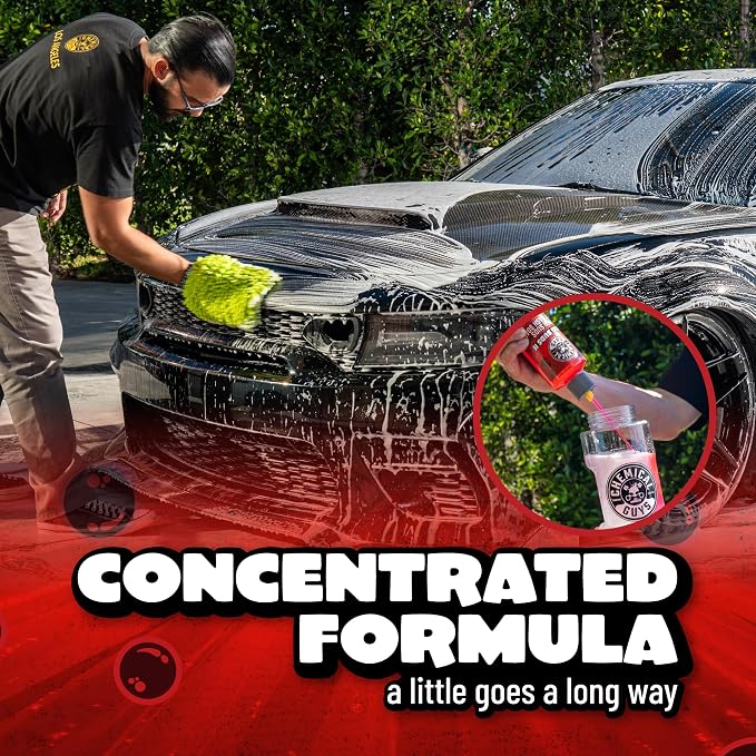 CWS_101_16 Maxi-Suds II Foaming Car Wash Soap (Works with Foam Cannons, Foam Guns or Bucket Washes) Safe for Cars, Trucks, Motorcycles, RVs & More, 16 fl oz, Cherry Scent (Pack of 2)