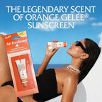 Car Air Freshener, Pack of 3 - Hanging Air Freshener for Car, Home and Office, Orange Gelée French Riviera Signature Scent, Long-Lasting Deodorizer