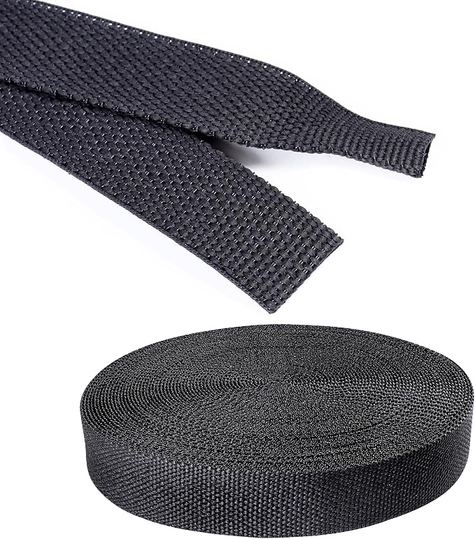 Black 2:1 Ratio Automotive Heat Shrink Braided Sleeving,Wear-Resistant Flat Woven Shrinkable Sleeve Fabric Car Cable Wires Hoses Protection (1/2"-35ft)