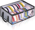 Hat Storage for Baseball Caps, Large Holds up to 40 Caps Wide Hat Organizer for Closet Snapback Holder, Grey