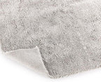 Creature Edgeless Auto Detailing Towels; Professional 70/30 Blend, Dual-Pile Plush Microfiber, Buffing & Polishing, 420gsm - 16in x 16in - Ice Grey - 10-Pack