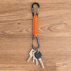 Paracord Keychain Carabiner Clip, D Ring Lanyard Hanger Stroller Hook for Water Bottle, Key, Backpacks, Men, Women