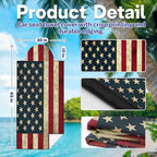 Car Seat Towel Cover After Gym, Car Seat Cover Towel – Sweatproof, Washable, Non-Slip Cover for Cars, SUVs (2 Pack, Patriotic)