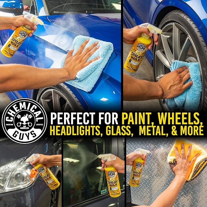 Spray Wax Blazin' Banana - Carnauba Car Wax Spray for High Gloss Shine and Protection, Safe for Cars, Trucks, SUVs, RVs, and More - 16 oz